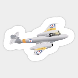 Gloster Meteor British WW2 Jet Fighter Sticker